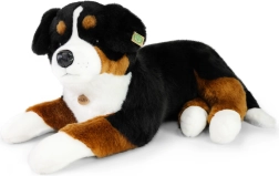 Grand bouvier bernois en peluche allongé 89 cm écoresponsable