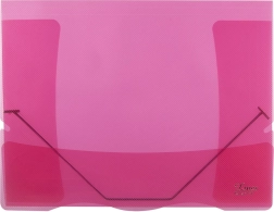 Chemise transparente avec élastique Lines rouge