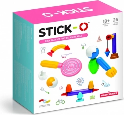 Jeu de construction magnétique STICK-O Malin, 26 pièces