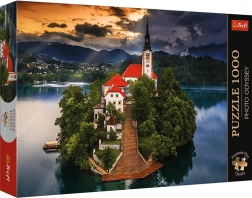 Puzzle TREFL Premium Plus Photo Odyssey – Lac de Bled, 1000 pièces