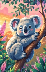 Puzzle Treflíci : Koala 54 pièces