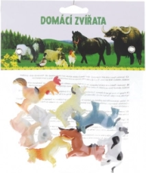 Animaux domestiques joyeux – lot de figurines en plastique en sachet