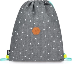 Sac de sport pour le dos OXY Scooler à pois gris