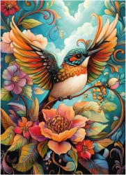 DINO puzzle Oiseau XL 500 pièces