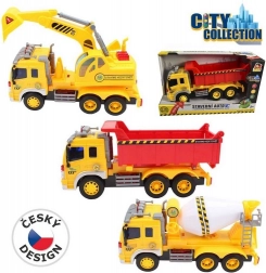 Auto de construction City Collection alimenté par batterie avec son et lumière