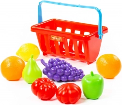 Set de jeu fruits et légumes avec panier