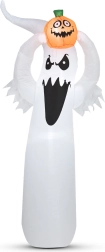 Fantôme d’Halloween gonflable avec éclairage LED, 180 cm