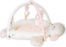 Tapis d’éveil en peluche de luxe avec arche New Baby Mouton
