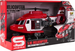 Hélicoptère de secours des pompiers 1:16 avec lumières et sons