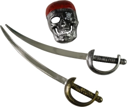 Ensemble pirate avec épées et masque pour enfants