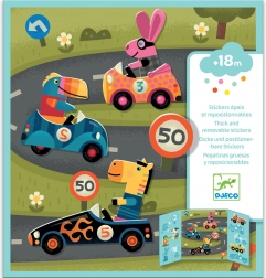 Autocollants repositionnables pour petites formules