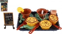 Service à thé pour enfants avec plateau en plastique