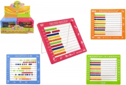 Boulier pour enfants avec 100 perles, en plastique 19 × 16 cm