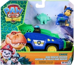 La Pat' Patrouille : véhicule de sauvetage Dino Rescue Cruiser de Chase avec figurines