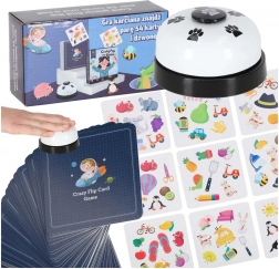 Chercheur de paires Crazy Flip – 54 cartes et sonnette