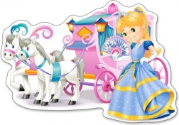 Maxi puzzle 12 pièces – carrosse de princesse Castorland