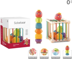 Jeu d’adresse cubes et formes pour bébés