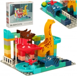 Jeu de construction piste à billes 62 pièces Bibi-inn