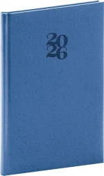 Agenda hebdomadaire Essenza 2026 prune 15 x 21 cm