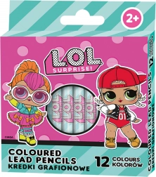 Crayons de cire ronds ASTRA 12 pcs – L.O.L. SURPRISE