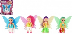 Poupée fée avec ailes 10 cm – multicolore