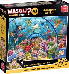 Puzzle Jumbo Wasgij jeux à l'aquarium 1000 pièces