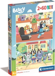 Puzzle Bluey 2×60 pièces CLEMENTONI