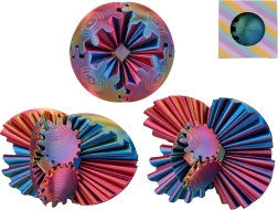 Casse-tête transformable antistress en impression 3D 3 en 1, 6 cm - 1 pièce