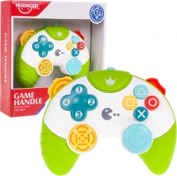 Manette de jeu interactive pour enfants 18 mois+ boutons colorés, sons, mélodies et lumières