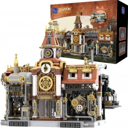 Kit de construction PANTASY Steampunk gare ferroviaire 2788 pièces