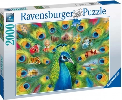 Puzzle 2000 pièces paysage de paon RAVENSBURGER