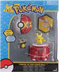 Pokémon Clip N Go Poké Ball avec figurine Pikachu
