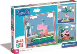 Puzzle Clementoni Peppa Pig 3×48 pièces