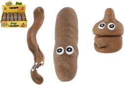 Jouet antistress caca 14 cm élastique et malléable