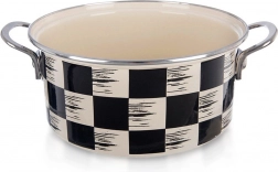 Casserole émaillée Échiquier 22 cm, 3 l
