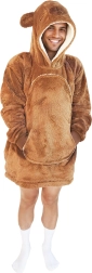 Couverture sweat à capuche chaleureuse capybara COZY NOXXIEZ pour ados et adultes
