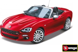Bburago Fiat 124 Spider rouge 1:24 modèle