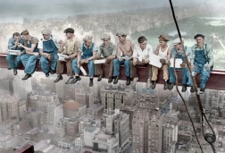 Peinture diamant petit-déjeuner à new york 30 × 40 cm