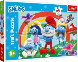 Puzzle 24 maxi – journée des Schtroumpfs – The Smurfs