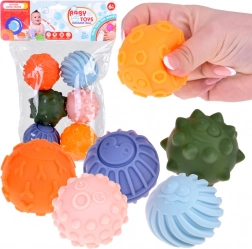 Ballons sensoriels colorés pour enfants, 6 pcs