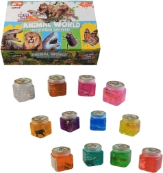 Slime avec animal de safari