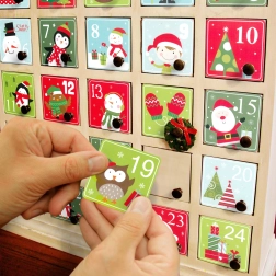 Set d’autocollants pour calendrier de l’Avent