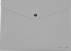 Porte-documents à pression gris pour format A5