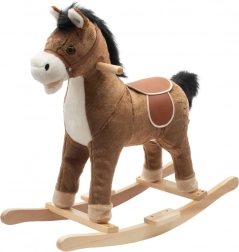 Cheval à bascule avec mélodie PlayTo marron