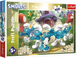 puzzle découvrez les schtroumpfs 100 pièces