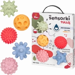 Ballons sensoriels pastel pour bébés sans trous – set de 5 pièces