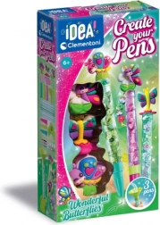 kit créatif pour fabriquer des stylos merveilleux papillons