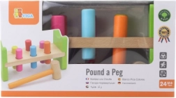 Banc à marteler en bois pour enfants 24 mois+