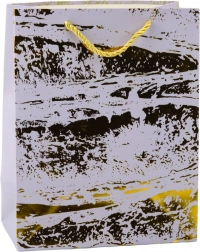 Sac cadeau élégant avec décoration dorée 23 x 18 x 10 cm