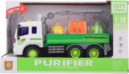 Voiture avec conteneurs à piles avec sons et lumières pour enfants